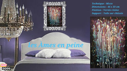  les âmes en peine - a Paint Artowrk by Sandra Giuliani